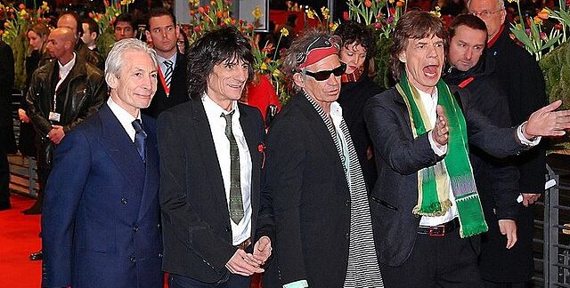 Många arbetar allt högre upp i åldrarna, här illustrerat av medlemmarna i Rolling Stones som med råge passerat LAS-åldern